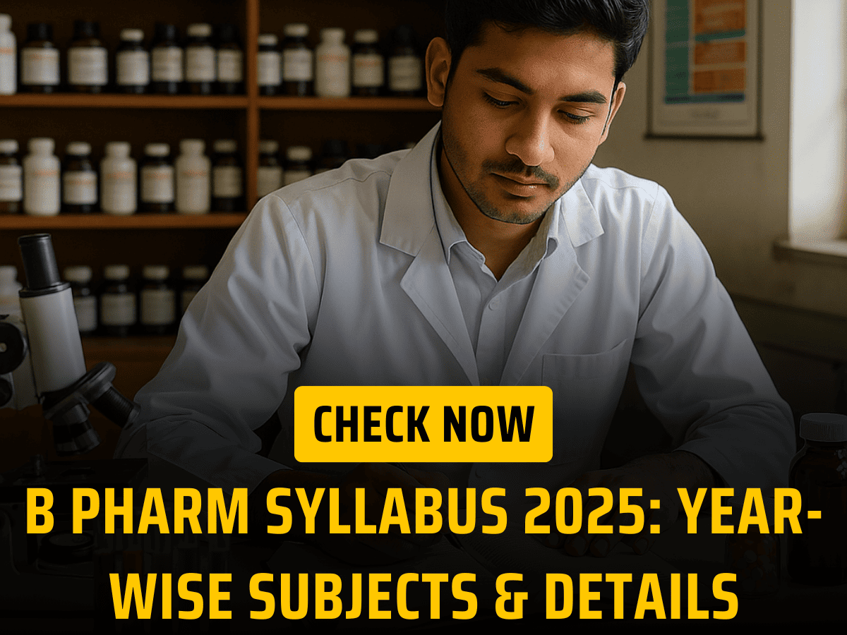 B Pharm Syllabus 2025