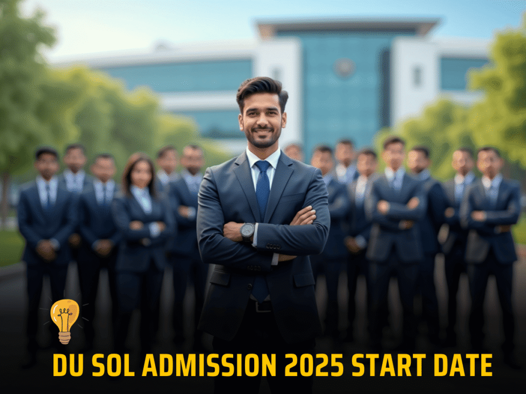 DU SOL Admission 2025 Start Date