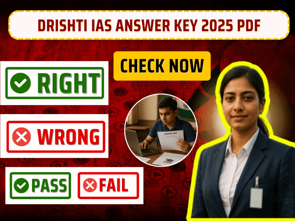 Drishti IAS Answer Key 2025 PDF