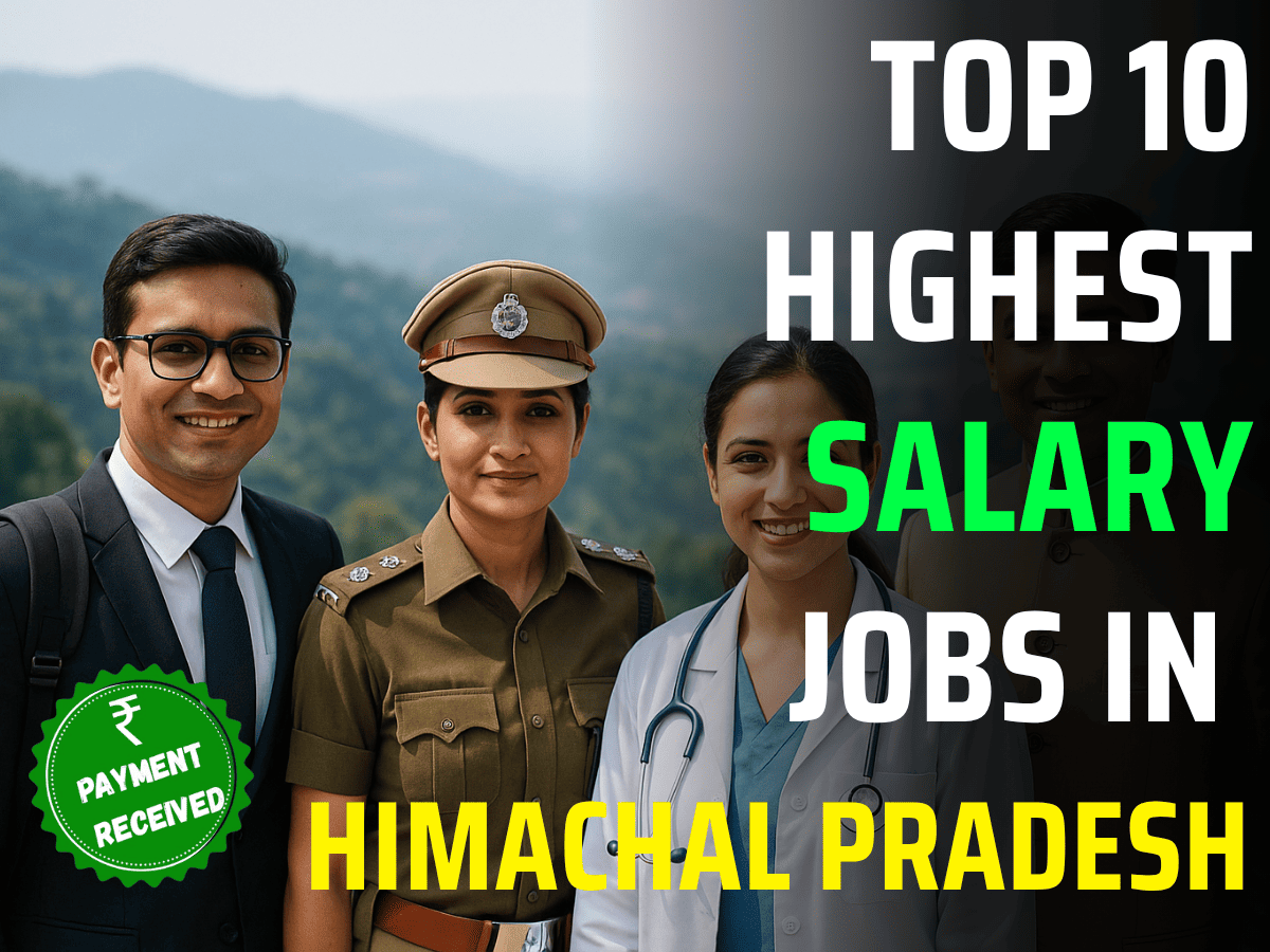 Highest Salary Jobs in Himachal Pradesh