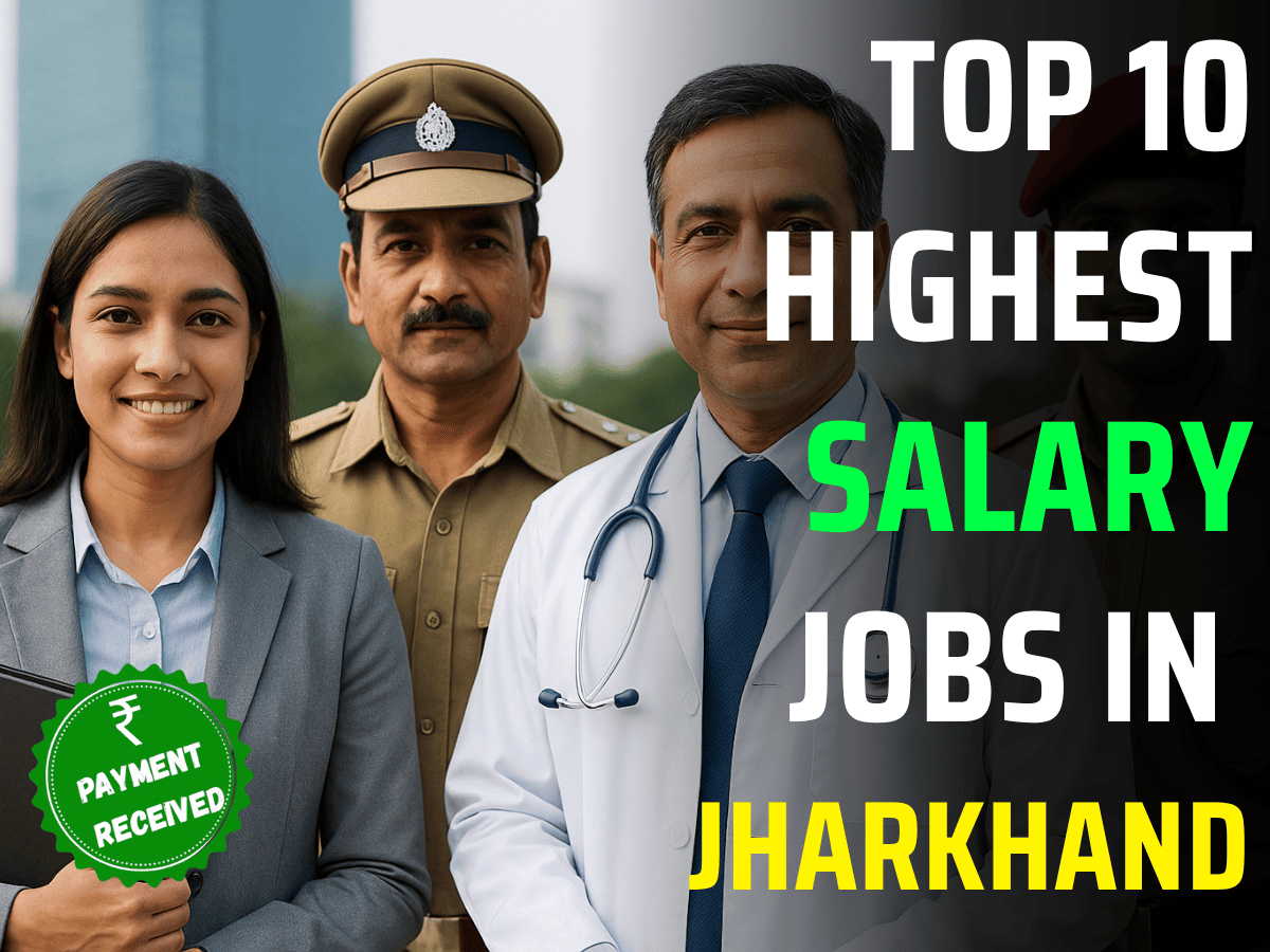 Highest Salary Jobs in Jharkhand