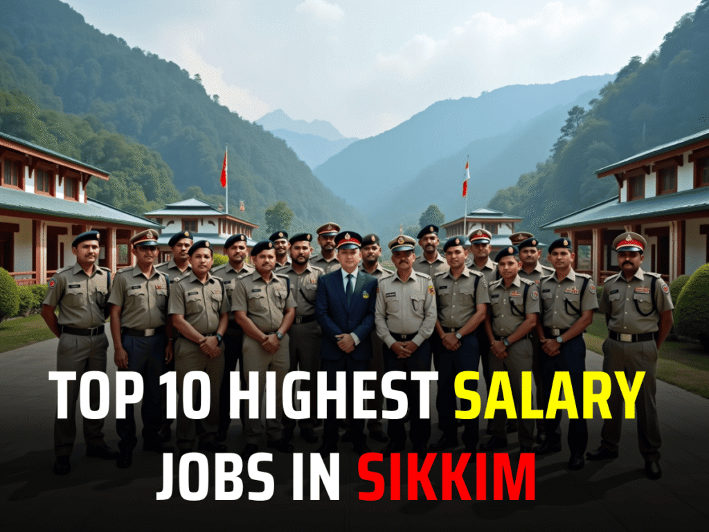 Highest salary jobs in Sikkim