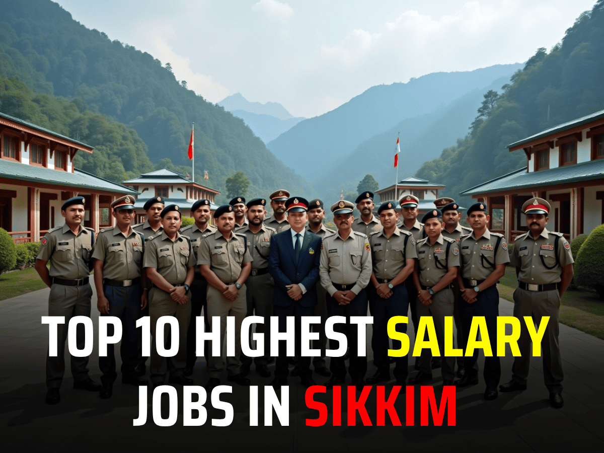 Highest salary jobs in Sikkim