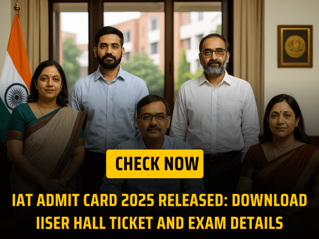 IAT Admit Card 2025 Released