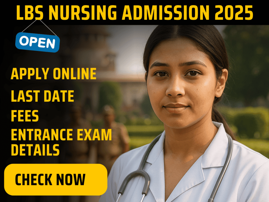 LBS Nursing Admission 2025