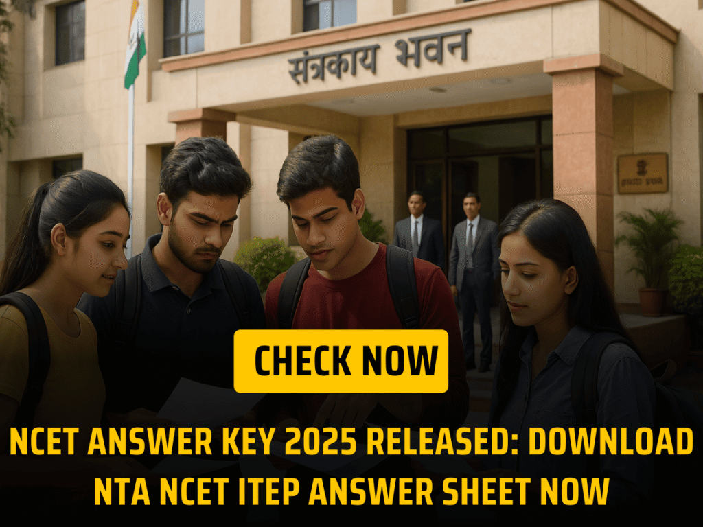 NCET Answer Key 2025
