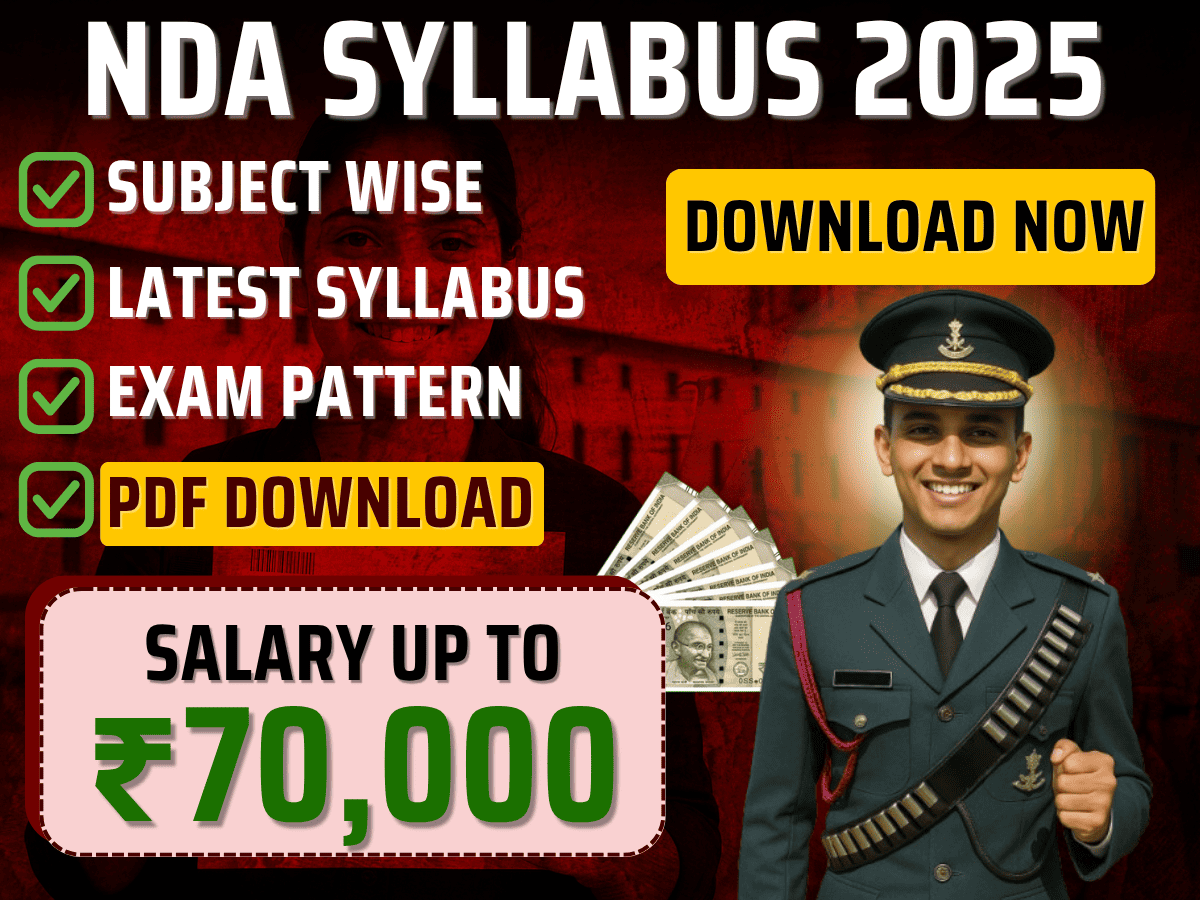 NDA Syllabus 2025 PDF Download