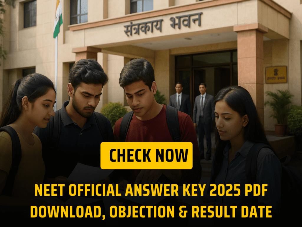 NEET Official Answer Key 2025