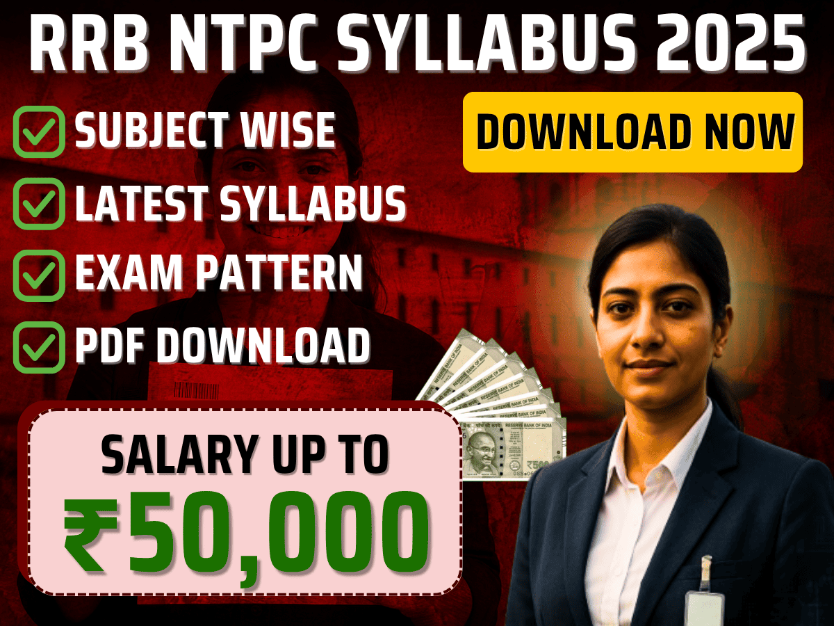 RRB NTPC Syllabus 2025