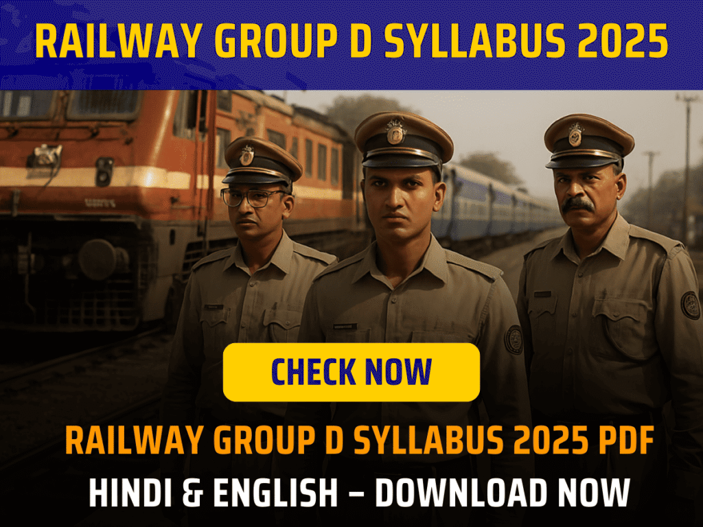 Railway Group D Syllabus 2025