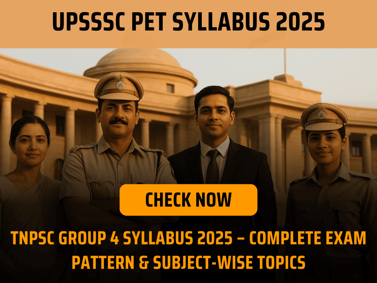 TNPSC Group 4 Syllabus 2025
