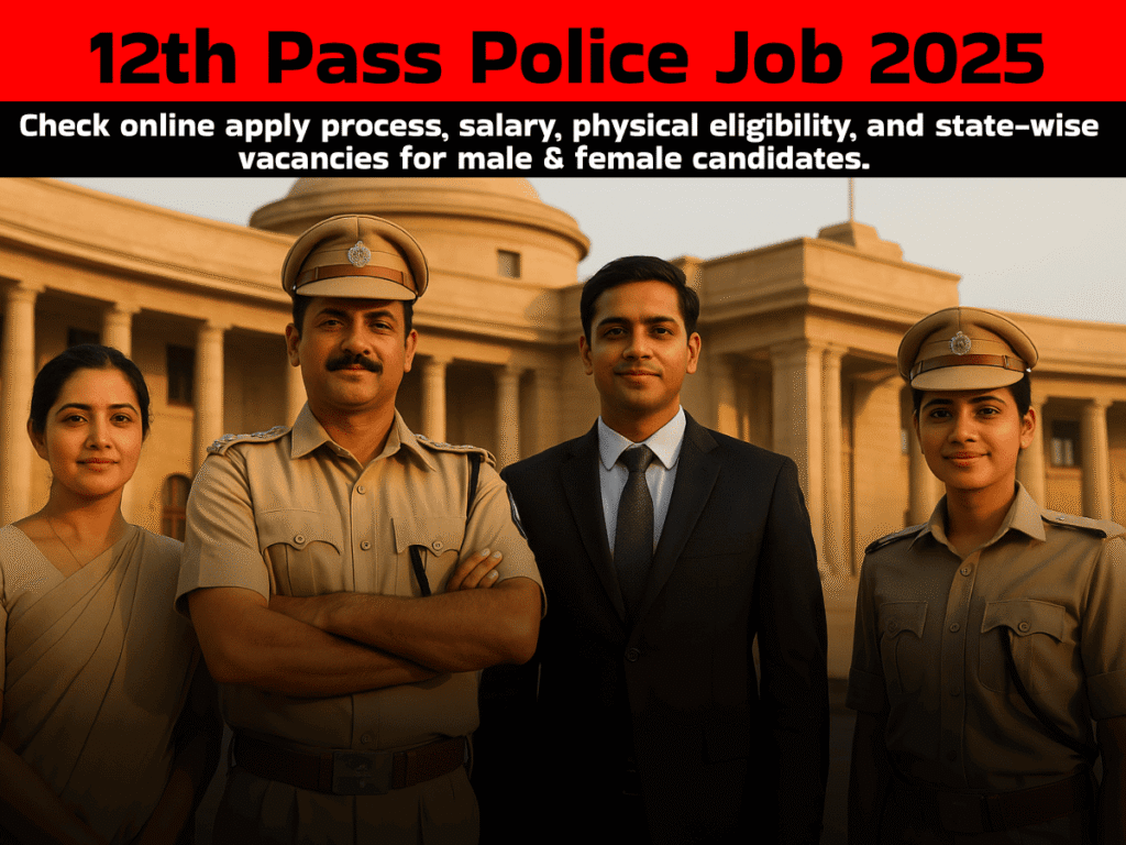 12th Pass Police Job 2025
