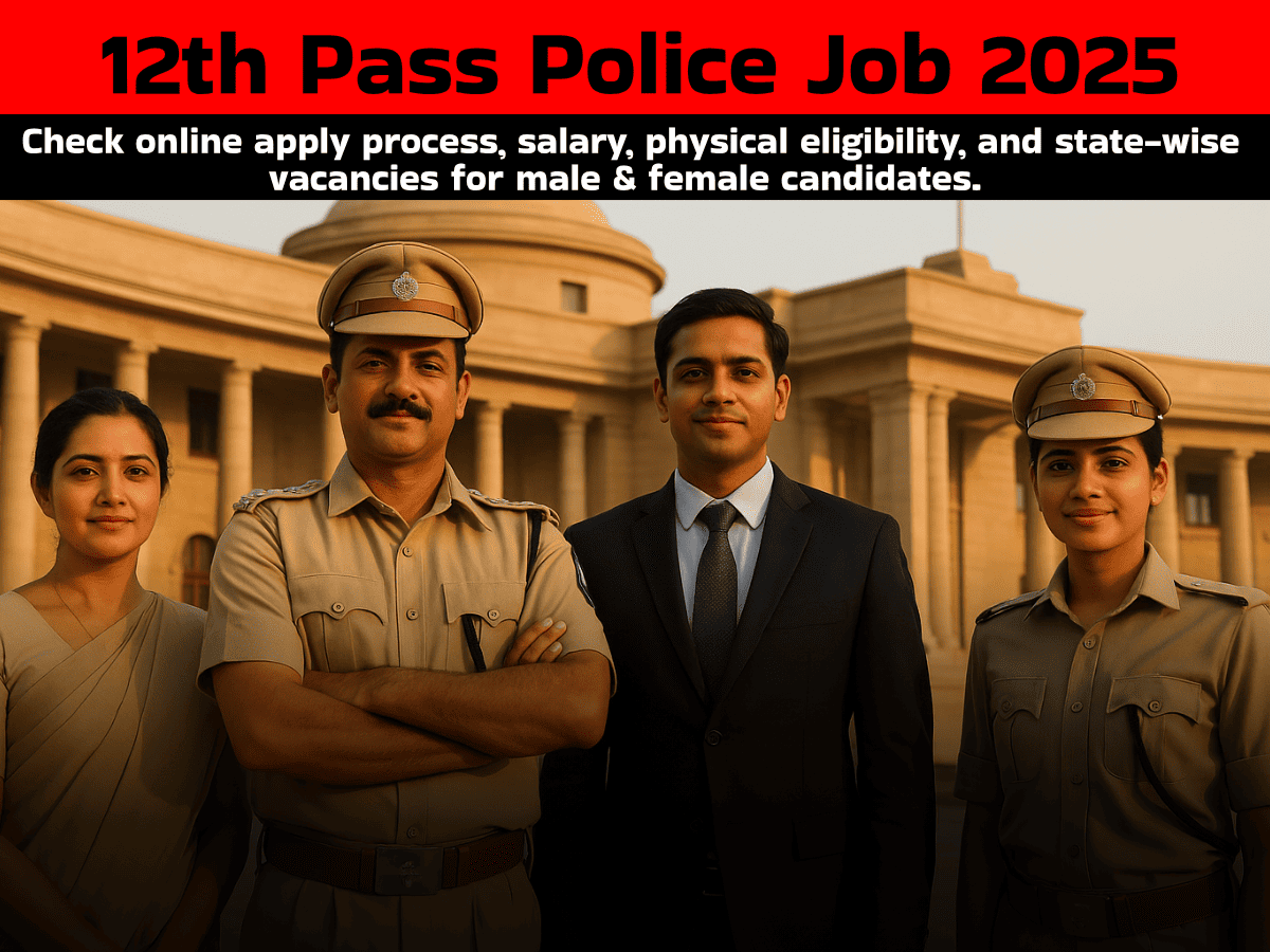 12th Pass Police Job 2025