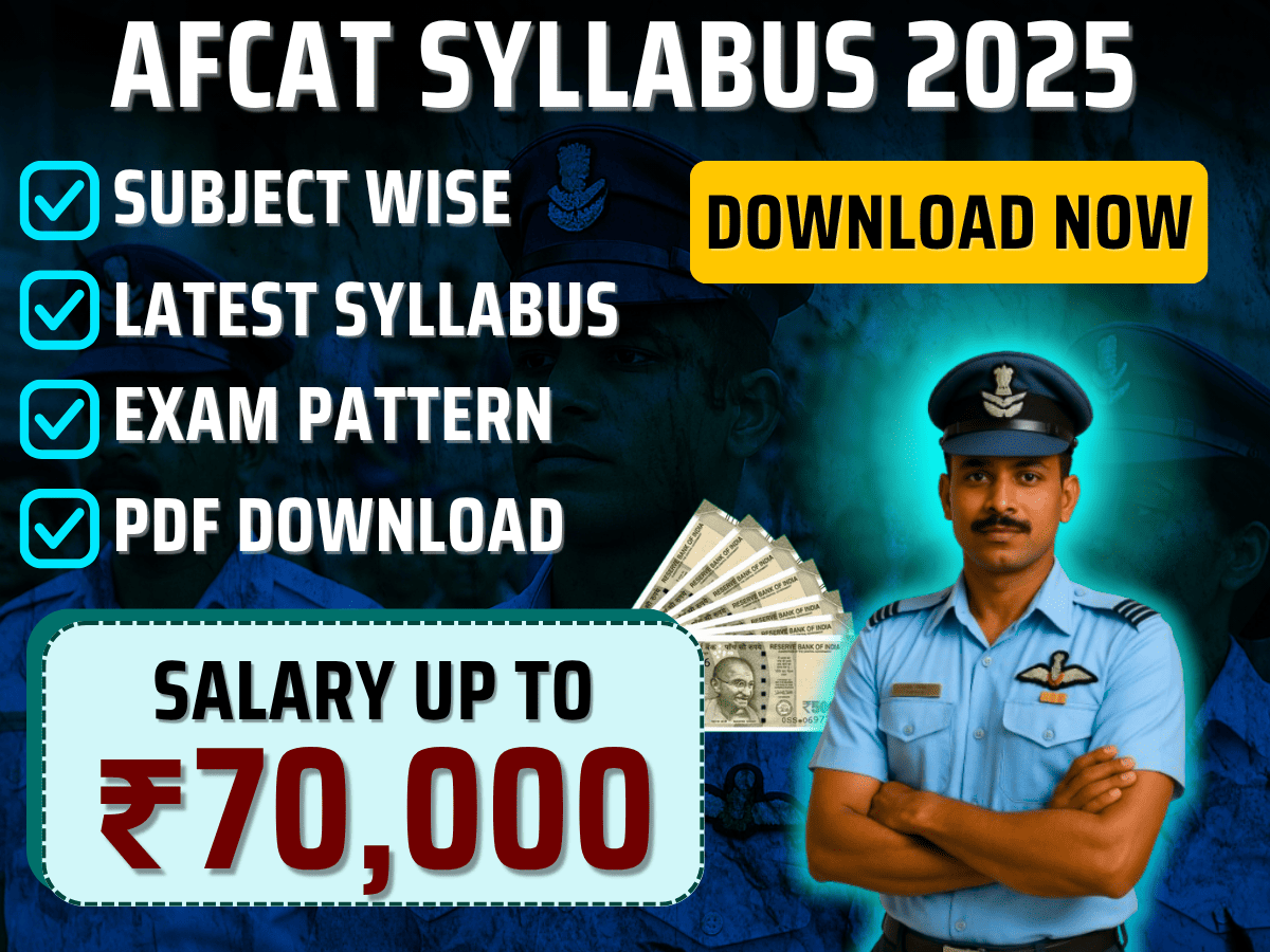 AFCAT Syllabus 2025