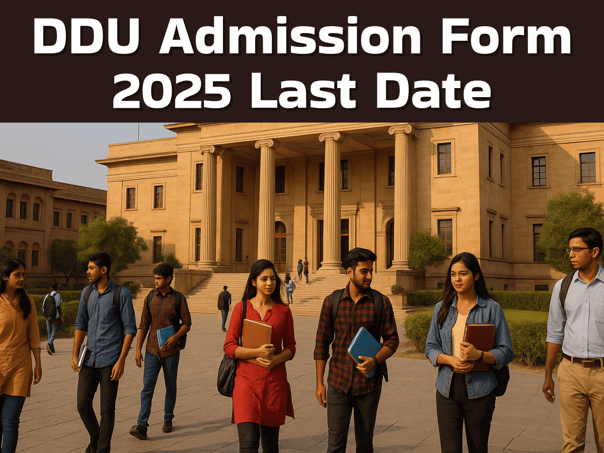 DDU Admission Form 2025 Last Date